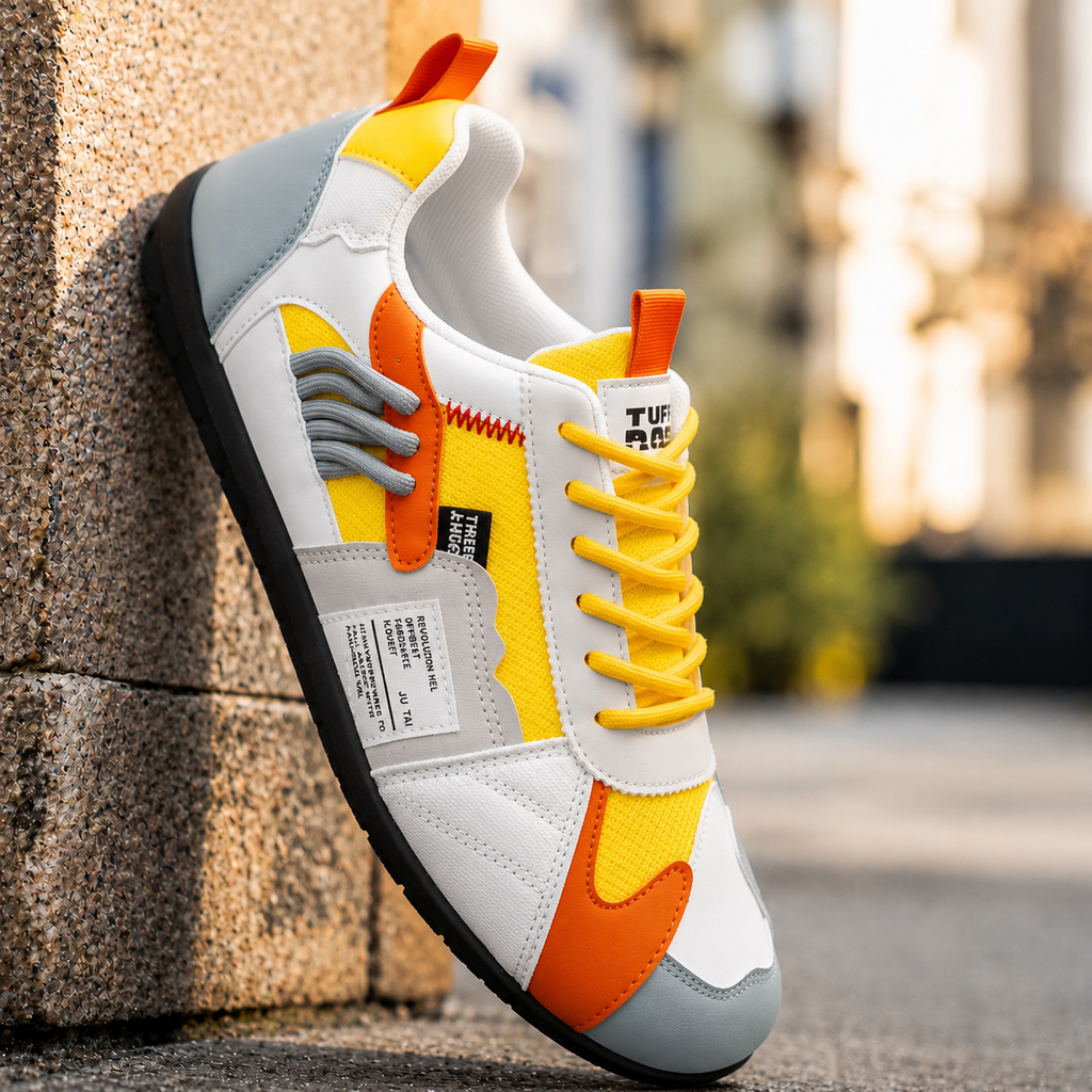 BRAM | RETRO GEKLEURDE SNEAKERS