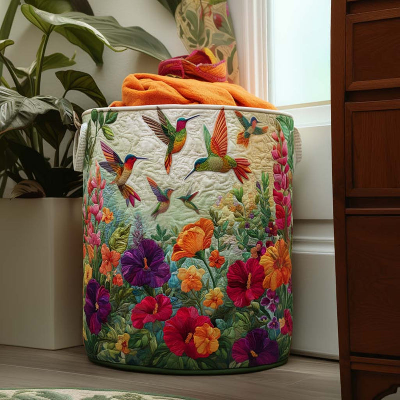 Breezy Blossom Laundry Basket