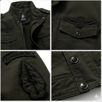 GESTRUCTUREERDE MILITAIRE JAS