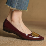 MABEL | Polished Mary Jane Flats