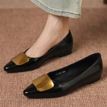 MABEL | Polished Mary Jane Flats
