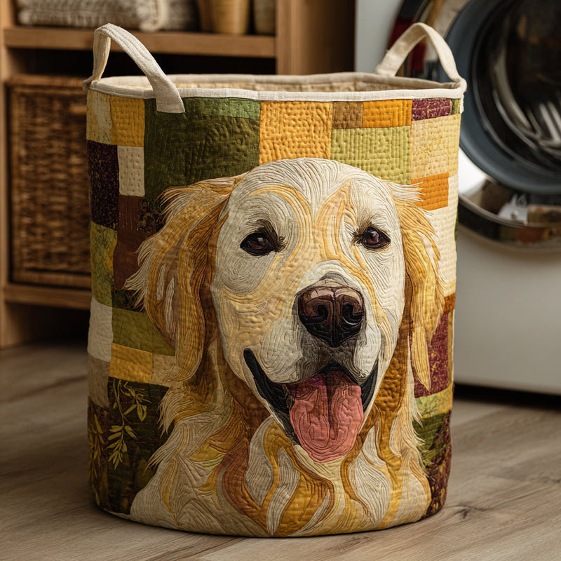 Sunny Pup Laundry Basket