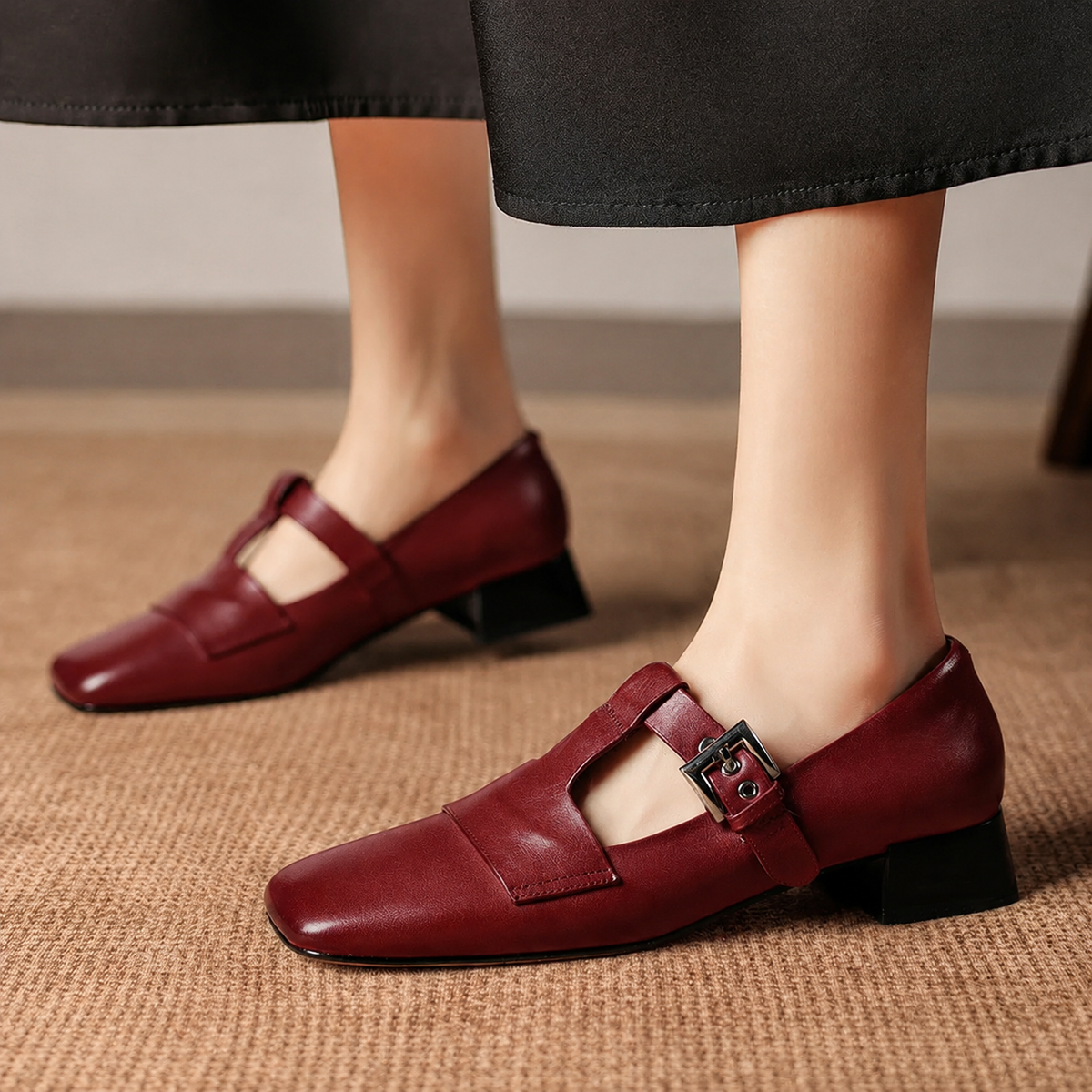 SIOBHÁN | T-Strap Mary Jane Pumps