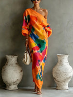 DEARBHLA | ONE-SHOULDER MAXI DRESS