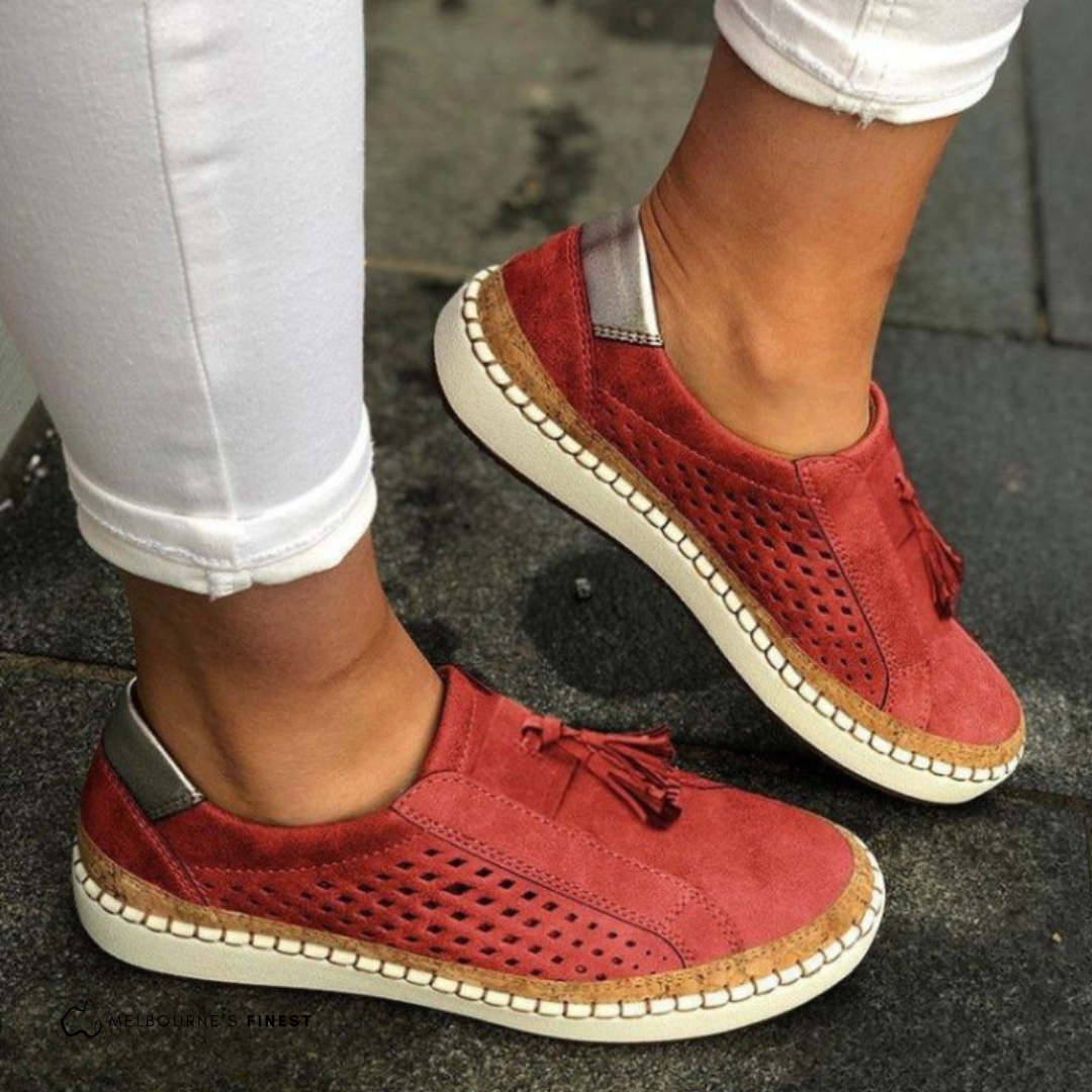 MARIT | COMFORT SLIP-ONS MET ONDERSTEUNEND VOETBED