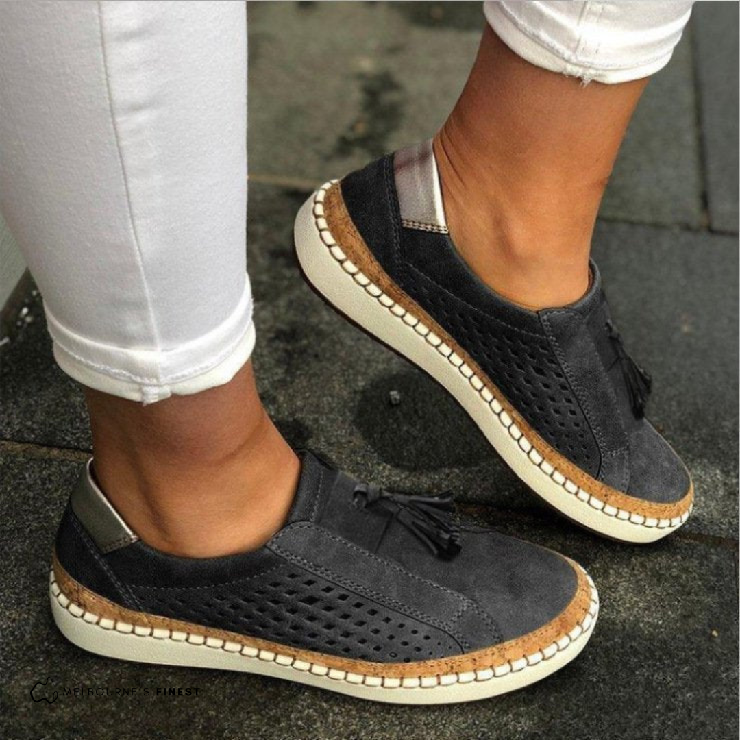 MARIT | COMFORT SLIP-ONS MET ONDERSTEUNEND VOETBED