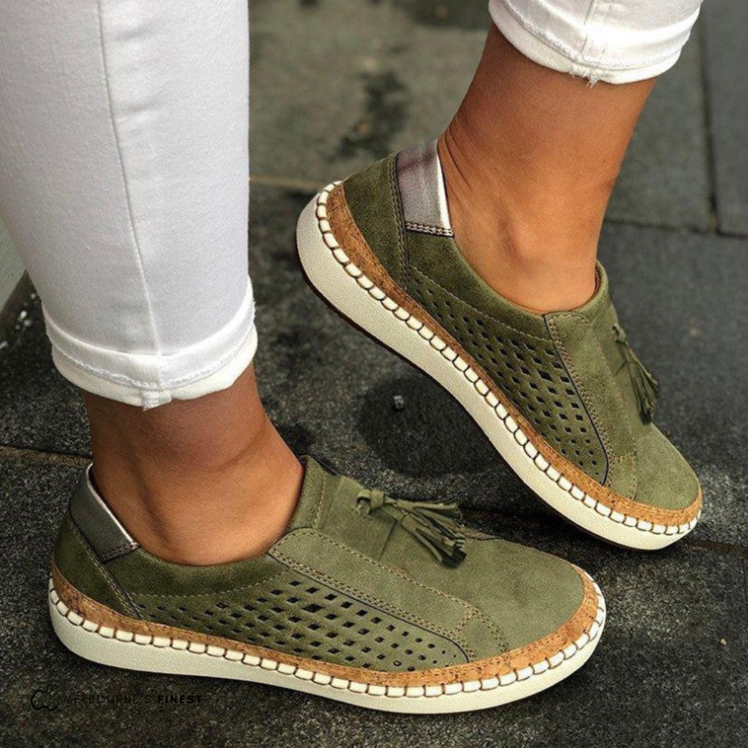 MARIT | COMFORT SLIP-ONS MET ONDERSTEUNEND VOETBED