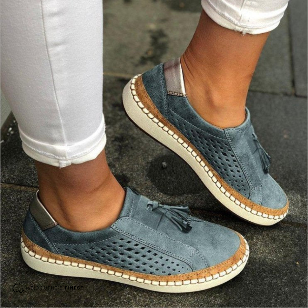 MARIT | COMFORT SLIP-ONS MET ONDERSTEUNEND VOETBED