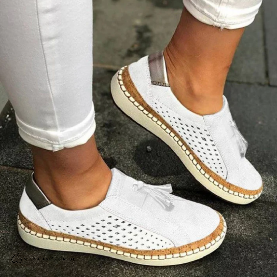 MARIT | COMFORT SLIP-ONS MET ONDERSTEUNEND VOETBED