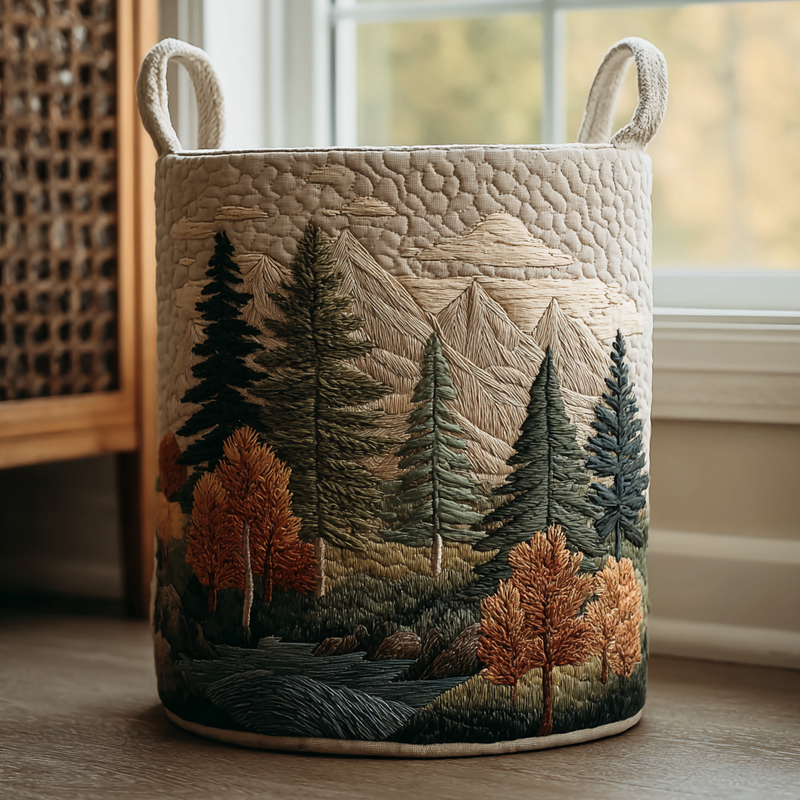 Woodland Trail Laundry Basket