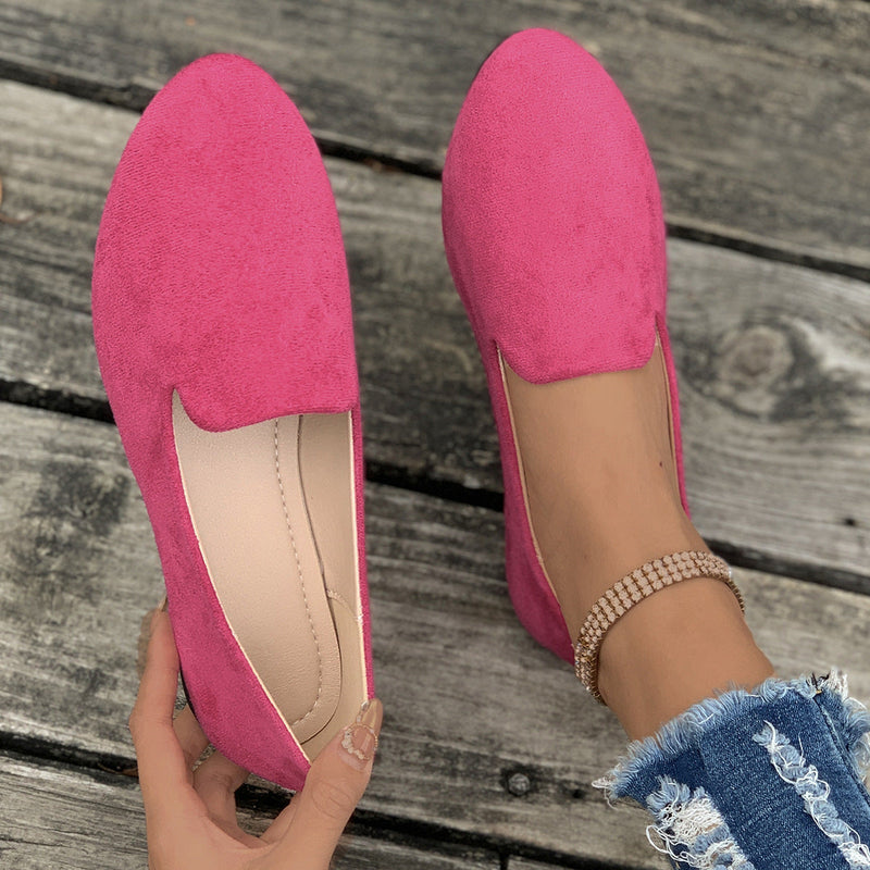SHERNA | Women’s Solid Colour Flats