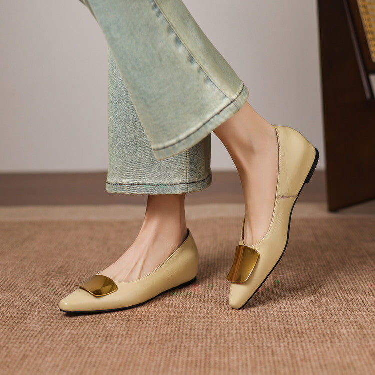 MABEL | Polished Mary Jane Flats