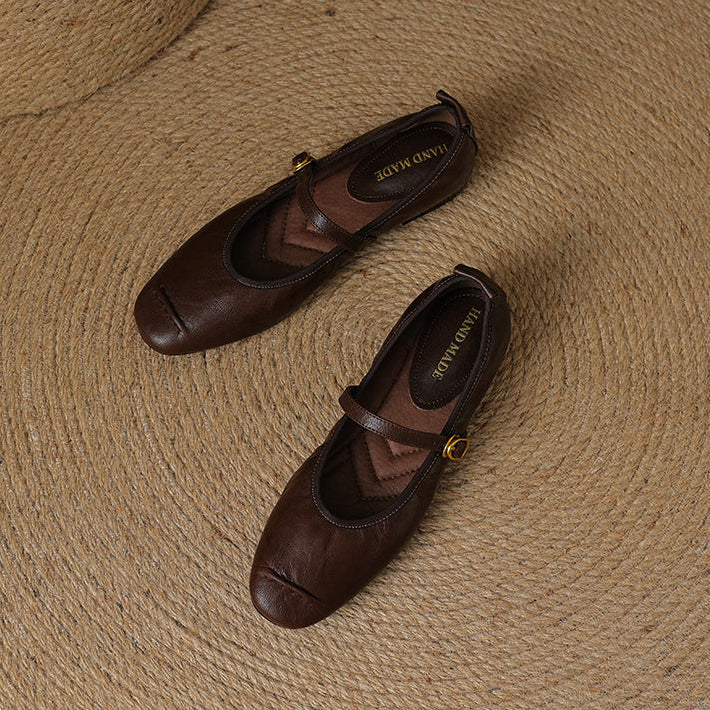 WINIFRED | Moc-Toe Mary Jane Flats