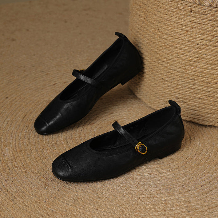 WINIFRED | Moc-Toe Mary Jane Flats