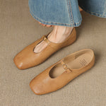 ÚNA | High-Vamp Mary Jane Flats