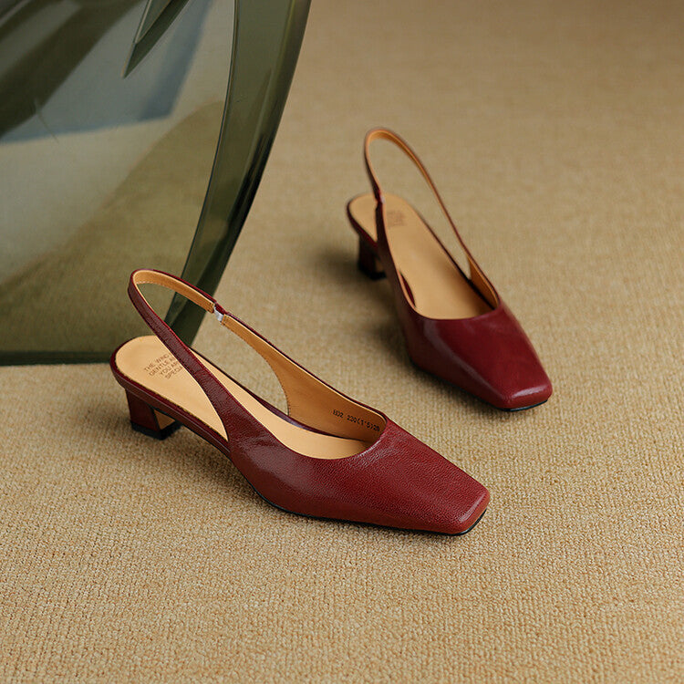 ÉTAÍN | Slingback Mary Jane Heels