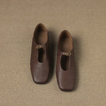 ÚNA | High-Vamp Mary Jane Flats