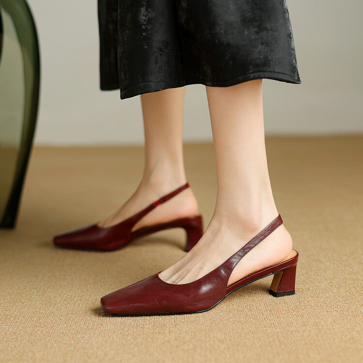 ÉTAÍN | Slingback Mary Jane Heels