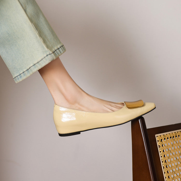 MABEL | Polished Mary Jane Flats