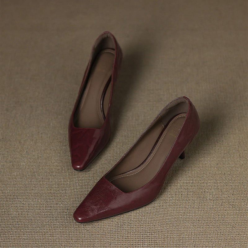 CORDELIA | Pointed Mary Jane Heels