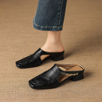 ÉADAOIN | Chain-Link Mary Jane Mules