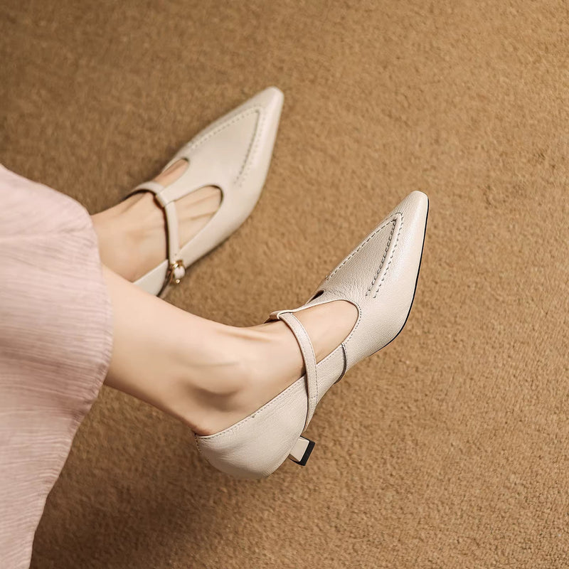 CECILY | T-Strap Mary Jane Heels