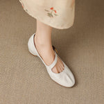 LÍADAN | Round-Toe Mary Jane Flats