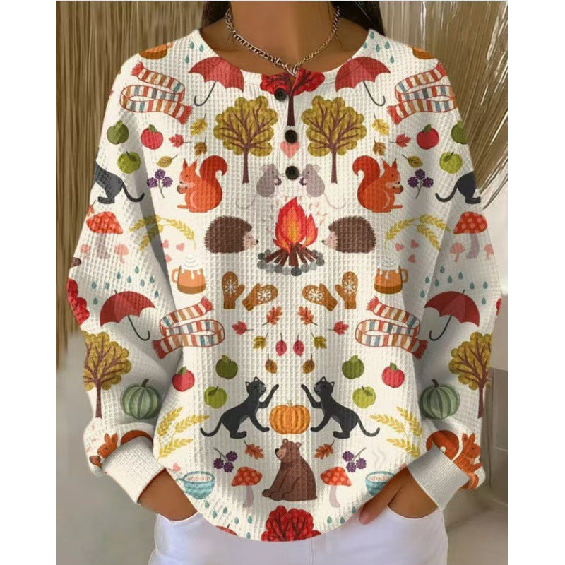 Heleen | Herfstprint Trui