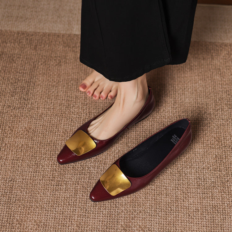 MABEL | Polished Mary Jane Flats