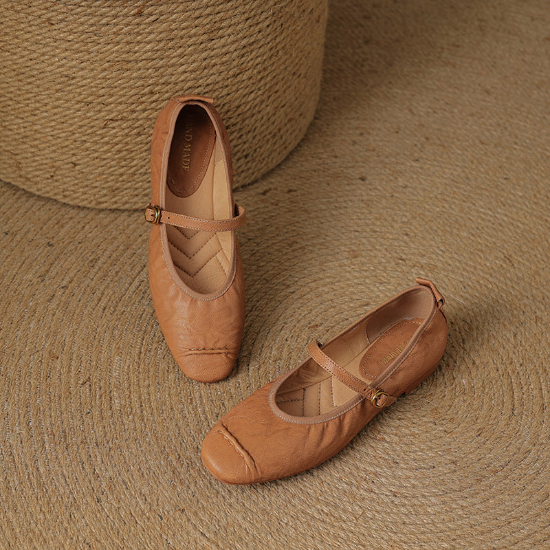 WINIFRED | Moc-Toe Mary Jane Flats