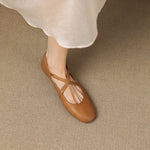 SINÉAD | Cross-Strap Mary Jane Flats