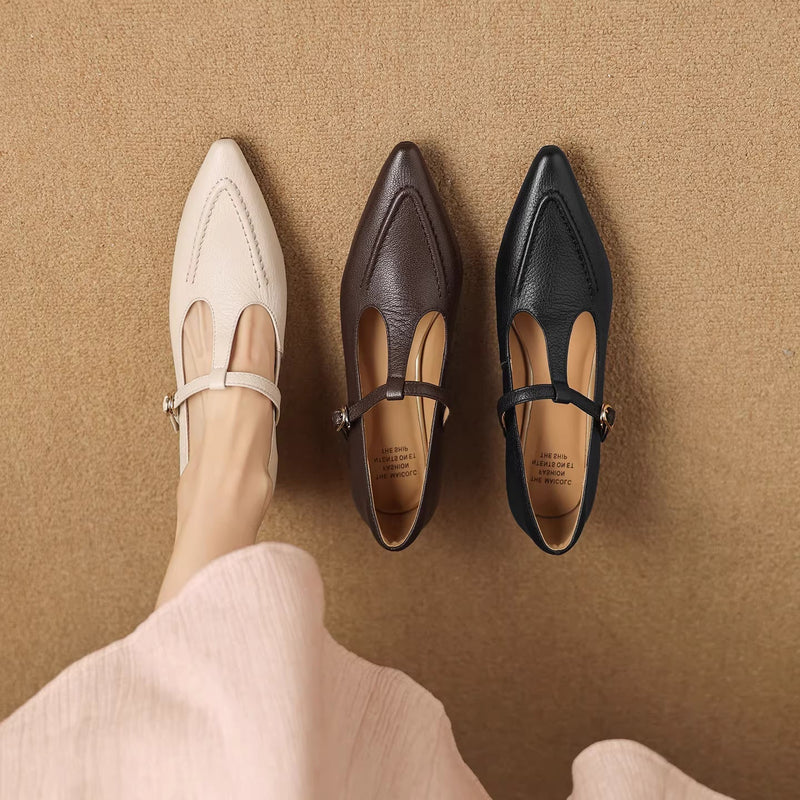 CECILY | T-Strap Mary Jane Heels