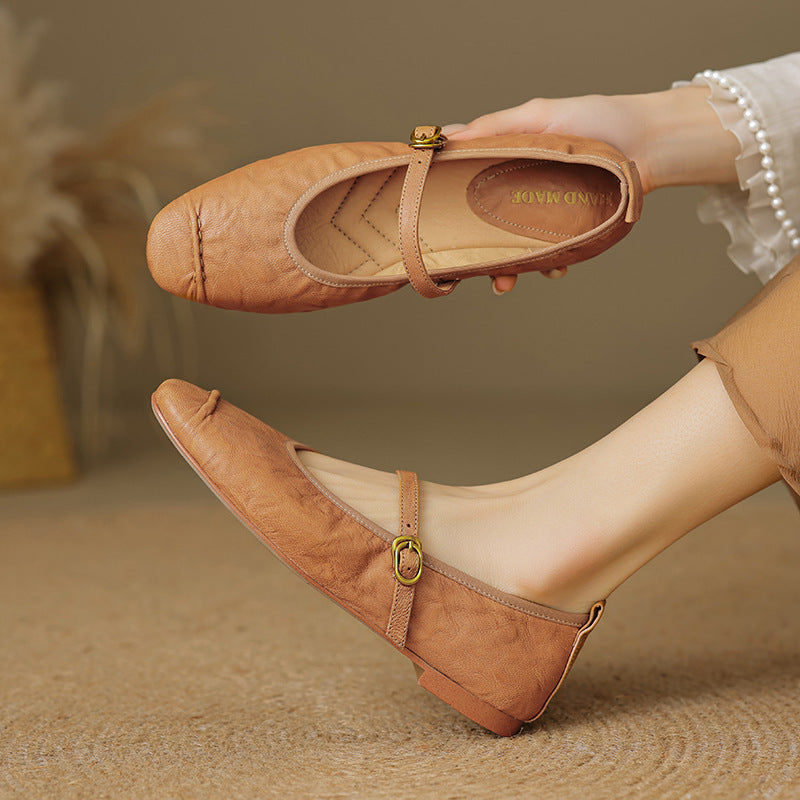 WINIFRED | Moc-Toe Mary Jane Flats