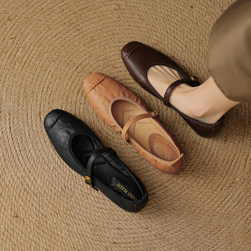 WINIFRED | Moc-Toe Mary Jane Flats