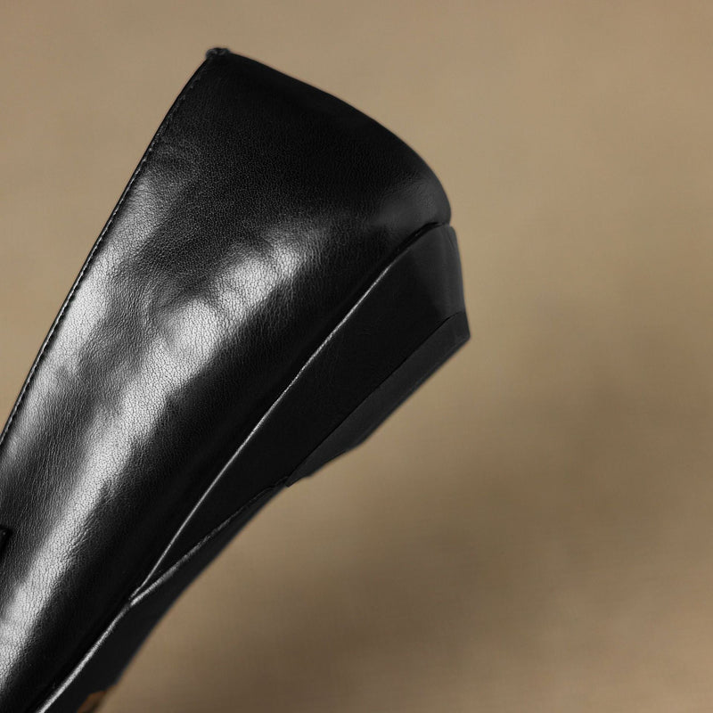 CONSTANCE | Brogued Double-Strap Mary Jane Flats