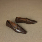 CONSTANCE | Brogued Double-Strap Mary Jane Flats