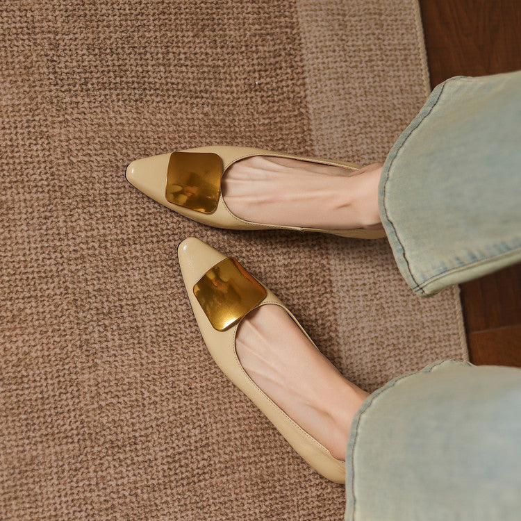 MABEL | Polished Mary Jane Flats