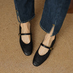 WINIFRED | Moc-Toe Mary Jane Flats