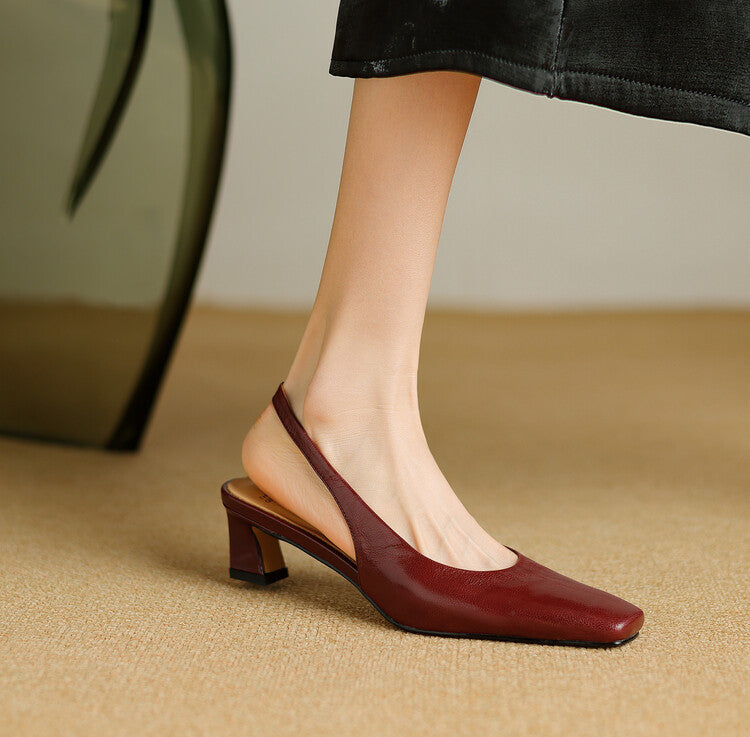 ÉTAÍN | Slingback Mary Jane Heels