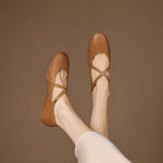 SINÉAD | Cross-Strap Mary Jane Flats