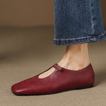 ÚNA | High-Vamp Mary Jane Flats