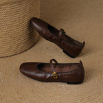 WINIFRED | Moc-Toe Mary Jane Flats