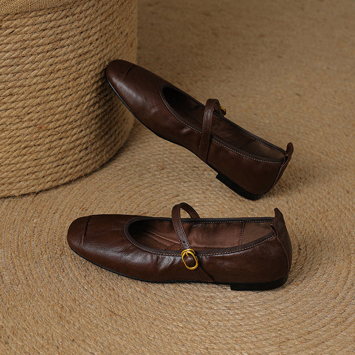 WINIFRED | Moc-Toe Mary Jane Flats