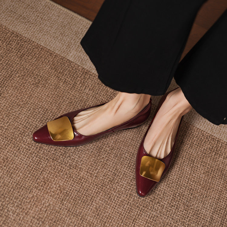 MABEL | Polished Mary Jane Flats