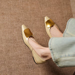 MABEL | Polished Mary Jane Flats