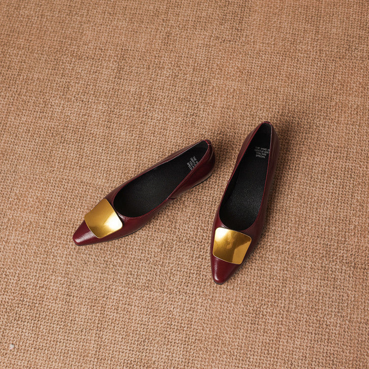 MABEL | Polished Mary Jane Flats