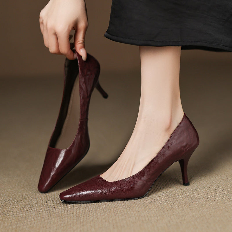 CORDELIA | Pointed Mary Jane Heels