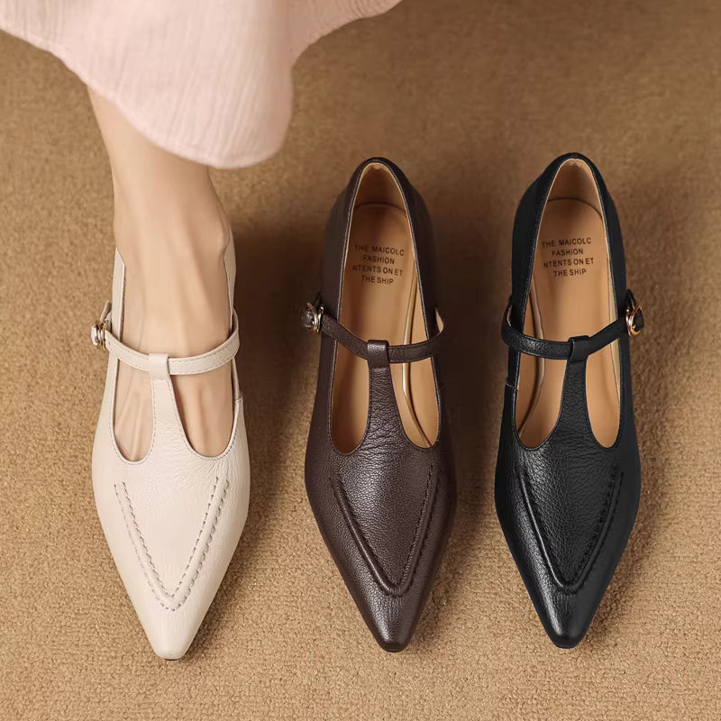 CECILY | T-Strap Mary Jane Heels