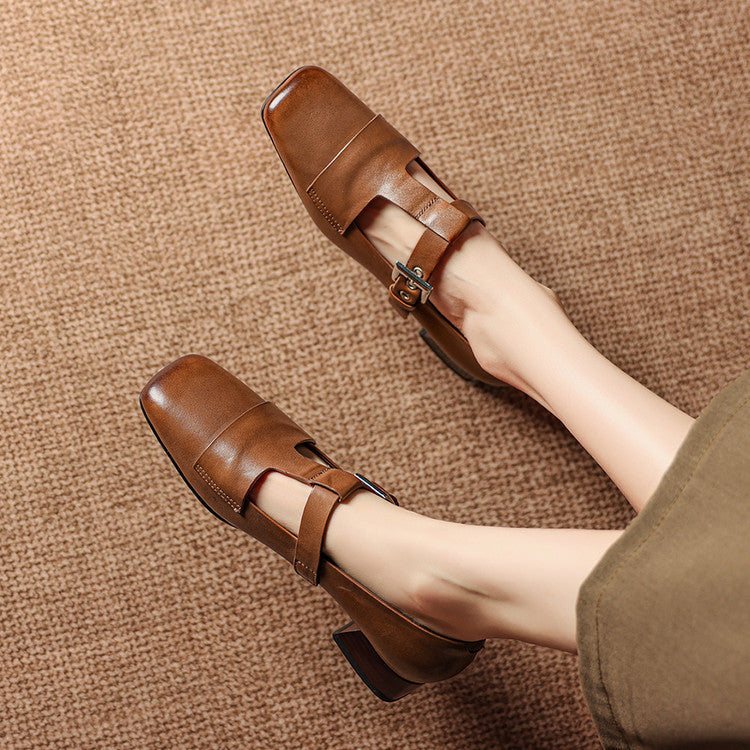 SIOBHÁN | T-Strap Mary Jane Pumps