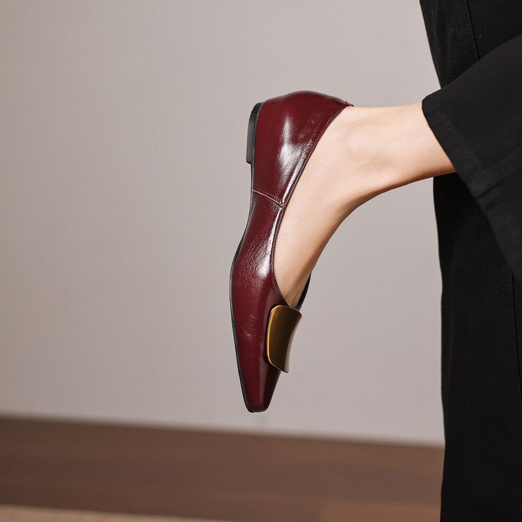 MABEL | Polished Mary Jane Flats